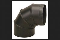 Imperial Manufacturing Elbow 5 " Dia. Black 24 Ga Steel