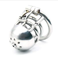 HZS Innovative Models 316L Stainless Steel Men's PA Puncture Chǎstīty Lock Kidding Zone [Bridge] Series Cages are More Secure and Reliable Shoes T-Shirt (Size : S)