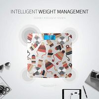LYAOE Bluetooth Body Fat Scale Hats Mittens Pattern Smart Wireless Scale with LCD Display Measuring Body Weight Bmi and Health Digital Scale