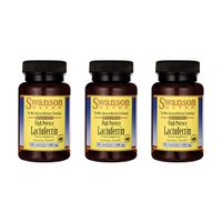 Swanson High Potency Lactoferrin 100 mg 90 Caps 3 Pack