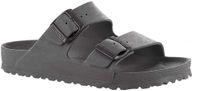 Birkenstock Unisex Arizona EVA Sandal, Metallic Anthracite, 41 Regular/8-8.5 Men