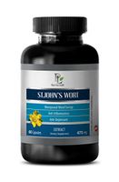Brain Memory Pills - ST. John's Wort Extract 465 Mg - Gingko biloba Powder - 1 Bottle (60 Capsules)
