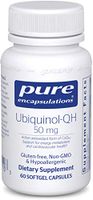 Pure Encapsulations - Ubiquinol-QH 50 mg - Hypoallergenic Supplement - Active Antioxidant Form of CoQ10-60 Softgel Capsules