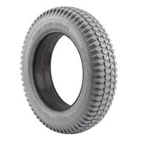 Pair of (2) Invacare Wheelchair M94 14" X 3" 3.00-8 Solid Gray Drive Tires