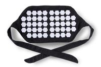 Kanjo - Premium Acupressure Belt - Lightweight on-The-go Pain Relief - Relieves Back Pain - 100% Organic Cotton Linen - Includes Carry Bag - Onyx
