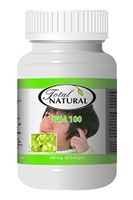 DHA 100mg 90 Count Bottle of Softgels [1 Bottle] by Total Natural, Safe and Natural Cognitive Health Supplement for Men and Women, GMP Premium Ingredients