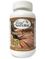 Pumpkin Seed Oil 1000mg 180s [2 Bottles] by Total Natural, Men and Sex Health Care, Supports Healthy Prostate and Urinary Control, Made in Canada
