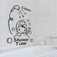 Xisheep Wall Stickers, Mobile Creative Wall Affixed with Decorative Wall Window Decoration Garden Decor Home Decorations, for Easter Day Black