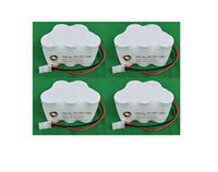 SPS Brand 6V 5000mAh Replacement Battery for Lithonia ELB0605N (Pack 4)
