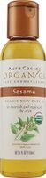 Aura Cacia Organic Aromatherapy Sesame Skin Care Oil, 4 Oz (Pack of 2) by AURA CACIA ORGANICS