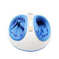 Foot Massager Shiatsu Foot Massage Machine with Heat - Electric Feet Massager with Adjustable Kneading, Rolling, Air Compression for Foot Care and Relax - Home & Office Use,Blue