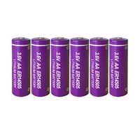 3.6V Lithium/SOCL2 Batteries AA Size Battery Model ER 14505 Count:Pcs (6)