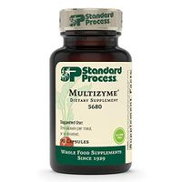 Standard Process - Multizyme - Digestion and Pancreatic Function Support Supplement, Provides Digestive Enzymes and Pancreatic Enzymes, Gluten Free - 90 Capsules