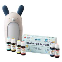 Plant Therapy Ready for School KidSafe Set with Forest Friends Diffuser 100% Pure, Undiluted, Therapeutic Grade