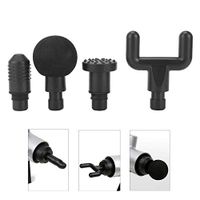4pcs Massager head, replaceable massage head, deep relaxation gun massage, professional body massage for muscle relaxation