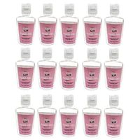 Bapllo Rinse Free Hand Sanitizers Gel, Washless Hand Soap Gel to Instant Skin Cleaning (1.8 Fl Oz / 55ml Clear 15 pack), Household Cleaning Gentle Hydrating Hand Sanitizer Soothing Gel