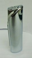 Polished Jet Flame Blue Rhino Lighter - BR8-1