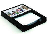Personalized Friendly Folks Snowman Family - 2 Boys Memo Holder