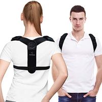 Posture Corrector Adjustable Upper Back Brace for Clavicle Support Back Straightener Pain Relief from Neck Back and Shoulder for Men Women