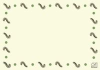 Caterpillar Flat Card, Pack of 10