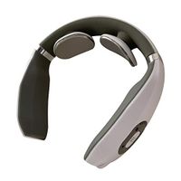 Neck Massager Anself Electric Pulse Neck Massager Electromagnetic Shock Cervical Physiotherapy Instrument with Heating Function
