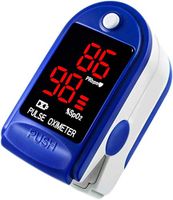 Finger Pulse Oximetry Monitors, LED Blood Oxygen Nail Type, Heart Rate Detector for Adult