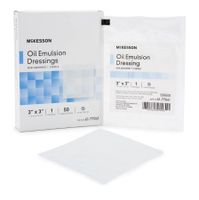 McKesson Brand Oil Emulsion Dressing Acetate Gauze / Emulsion Mix 3 X 3 Inch - CS/600