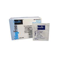 Stingfree Skin Prep Wipes, 50/Bx (Box of 50)