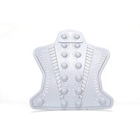 AIBGF Deep Kneading Back Massager, Posture Corrector for Back Pain Relief Conforms to Spine's Natural Curves for Car Seat Office Chair,White