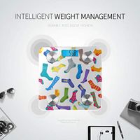Chrismas Socks for Gifts Weight Loss Scale Most Accurate Bathroom Scales Weight Scale for People Tracks 8 Key Compositions Analyzer Sync with Fitness Apps 400 Lbs