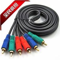 DVD pick of Akihabara Q-762 component cable red blue and green AV cable component cable TV color high-definition cable