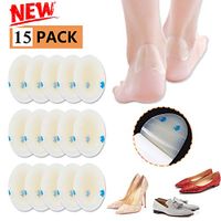 Blister Bandages, Blister Pads (15PCS) Gel Blister Cushions, Blister Pads, Hydrocolloid Seal Adhesive Bandages for Fingers, Toes, Heel Blister Prevention & Recovery, Waterproof, Ultra-Thin