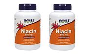 NOW Foods - Niacin 500 mg 250 tabs (Pack of 2)