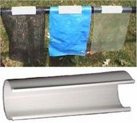 Snap Clamp 1 Inch Wide X 4 Inches for 1" PVC Pipe White (10 Per Bag)