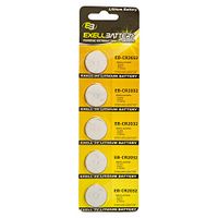 Exell 3-Volt Lithium Coin Cell Battery, CR2032, 200 Milliamp Hours, 5-Pack Replaces DL2032, EA2032, ECR2032,GPCA14, GPCR2032, KCR2032, KECR2032, KECR2032-1, KL2032, L14, L2032, LF1/2V, LF-1/2V, RFA-35