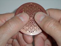 Expand Magnetize Your Life Force & Aura, Know Your Own True Self Connect w/Divine Blueprint, Depression Sadness & Weight Loss Support Powerforms Geometric Copper Healing Antenna Soul Activator 2.25"