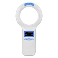Tosuny Pet RFID Scanner Pet Microchip Scanner Reader, 1000 Data Storage Chip Reader Portable Animal Scanner 134.2KHz RFID Ear Tag Reader Handheld Compatable with ISO11784/5 FDX-B Standard Animal Chip