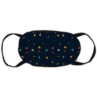 Boys Girls Anti-Dust Anti-Allergies Anti Allergy Earloop Half Face Mouth Cover Face and Nose Cover Outdoor Windproof Cover Adjustable Elastic Band, Colored Paper Plane