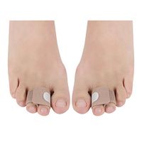 ULTNICE Toe Splints Straightener Broken Toe Wraps Cushioned Bandages Hammer Toe Separator Splints for Broken Injured Finger Hammer Toe