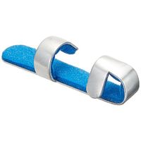 Rolyan Aluminium Small Padded Baseball Splint, Pack of 12 Foam-Lined Finger Splints, Easy Application & Wear, Comfortable Immobilizer for Baseball & Softball Players, Pitchers, Catchers, Small