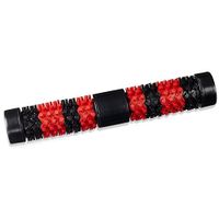Original Foot Log Foot Massage Roller in Black and Red - Dr. Rehm's 64 Page Foot Pain Manual Included!