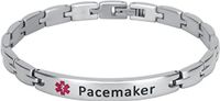 Elegant Surgical Grade Steel Medical Alert ID Bracelet for Men and Women (Women's, Pacemaker)