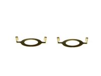 Upgradelights Pair of Slip Uno Adapter Harp Converter Lamp Shade Uno Euro Fitter 1 9/16 I.d.