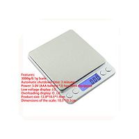 3000G/0.1G Portable Mini Electronic Digital Scales Pocket Case Postal Kitchen Jewelry Weight Balance Digital 500G/0.01G Dt6,3000Gx0.1