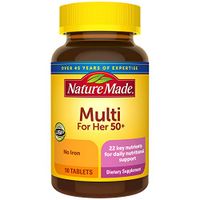 Nature Made Women's Multivitamin 50+ Tablets with Vitamin D, 90 Count (Packaging May Vary)