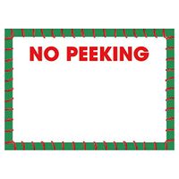 Caspari No Peeking Self-Adhesive Gift Tags, 36 Labels Included