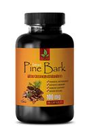 Brain Booster Capsules - Pine BARK Extract 100 MG - Powerful ANTIOXIDANT - Pine nut Oil Pills - 1 Bottle 90 Capsules