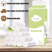 Hygienic Roll Paper - Affordable Coreless Special Hand Paper Towels Toilet Tissue for Guest Bathroom Kitchen