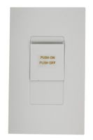 Leviton MNX20-7LW 2000VA, 277V, Monet Preset Digital Electronic Mark 10 Powerline Fluorescent Slide Dimmer, LED Locator Light, Narrow Fin, White