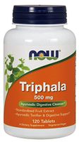 NOW Triphala, 500 mg,  120 Tablets (Pack of 2)